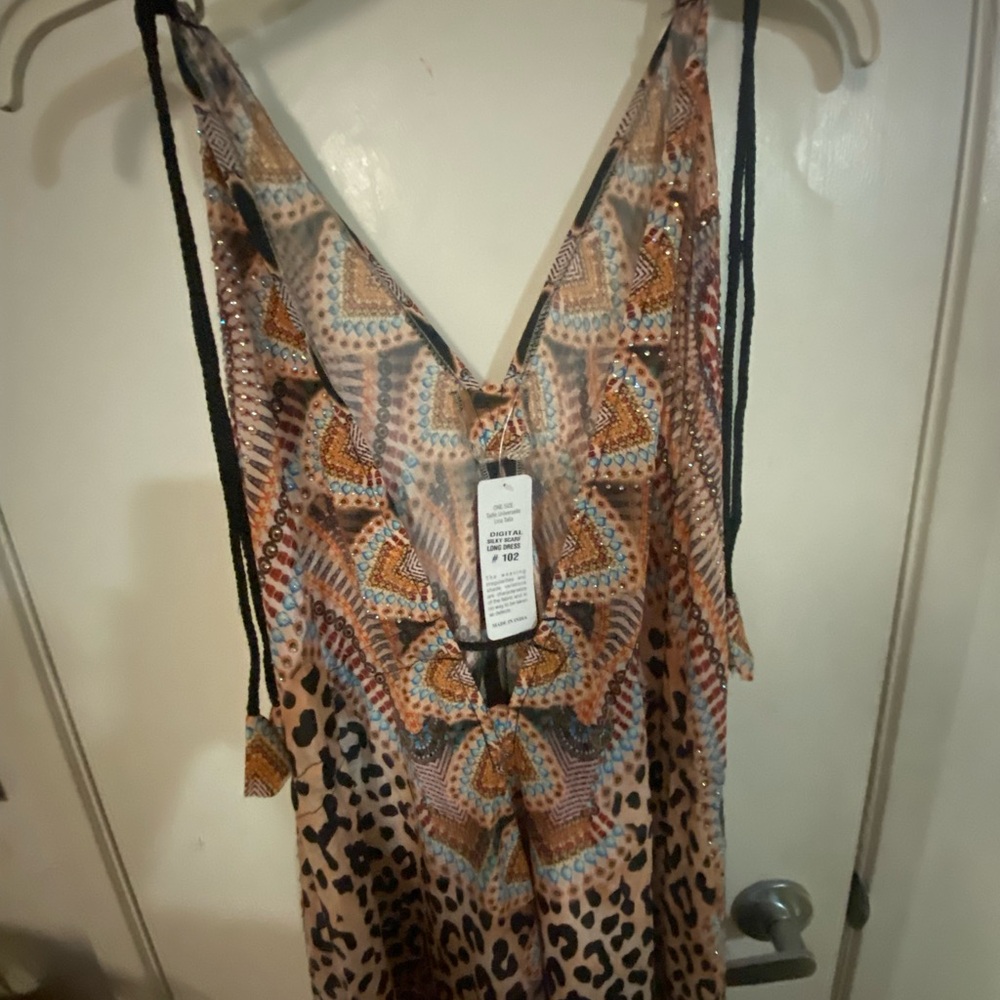 Stylish Multicolor Midi Dress